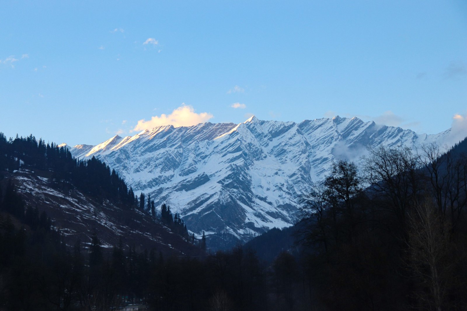 Landscape photography in solang valley